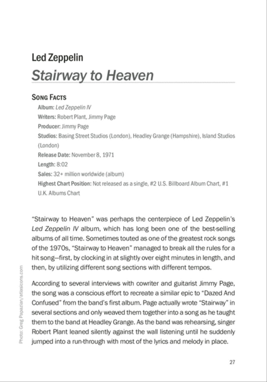 Bobby Owsinski's Deconstructed Hits -- Classic Rock, Volume 1 Collection / Songbook scores gallery preview page 9