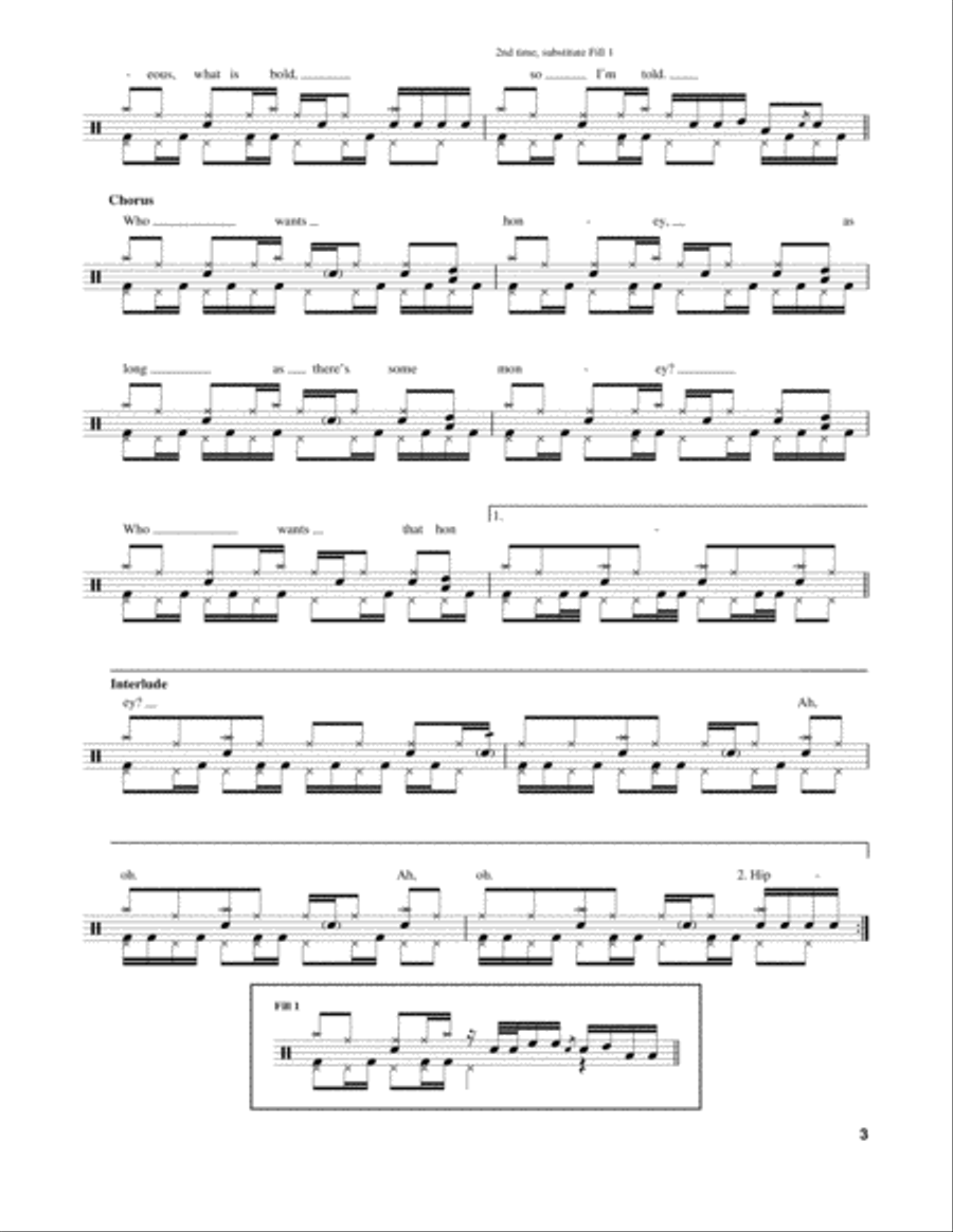 Cherub Rock Cherub Rock Drum Set scores gallery preview page 3