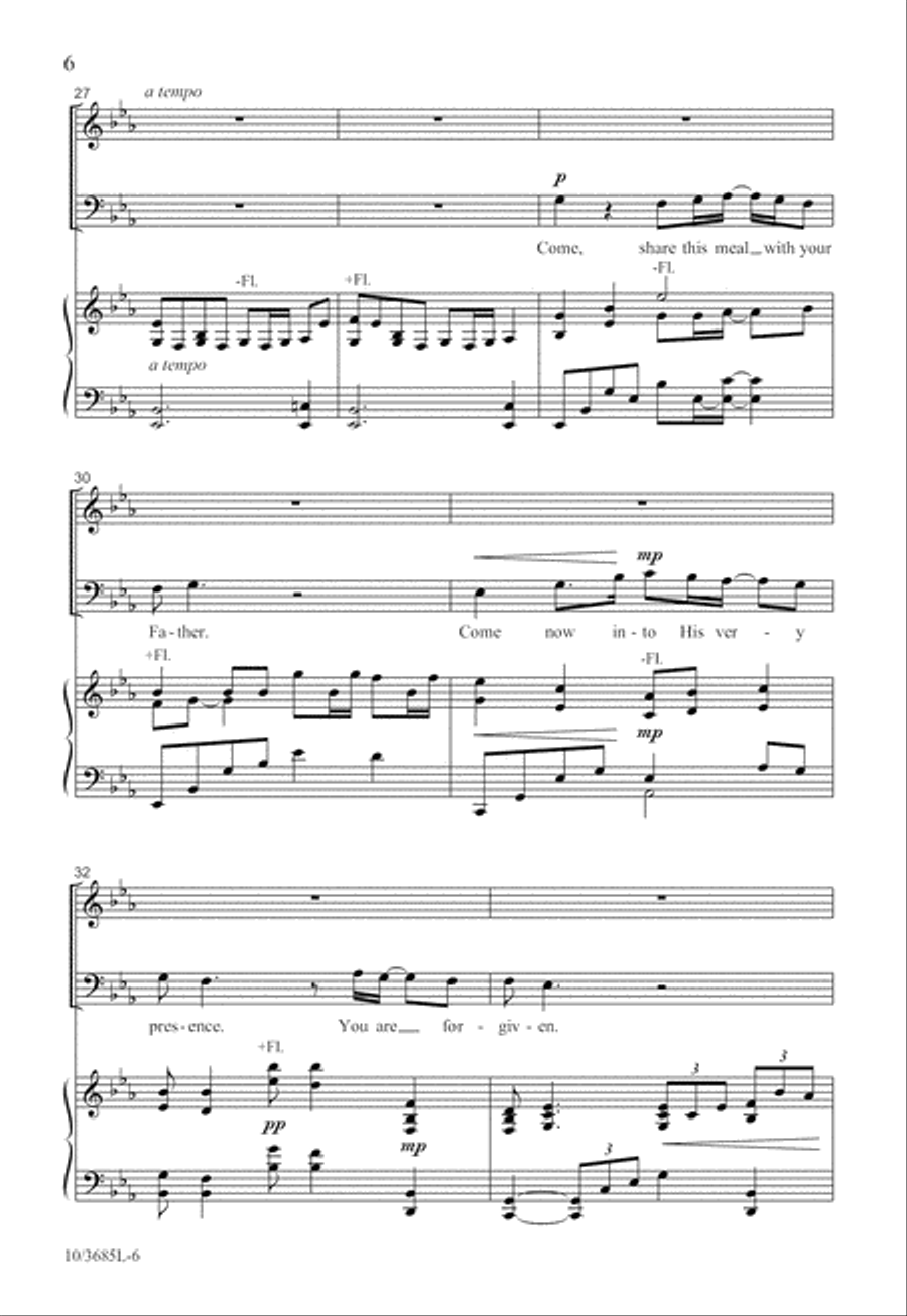 Communion Invitation Communion Invitation 4-Part scores gallery preview page 7