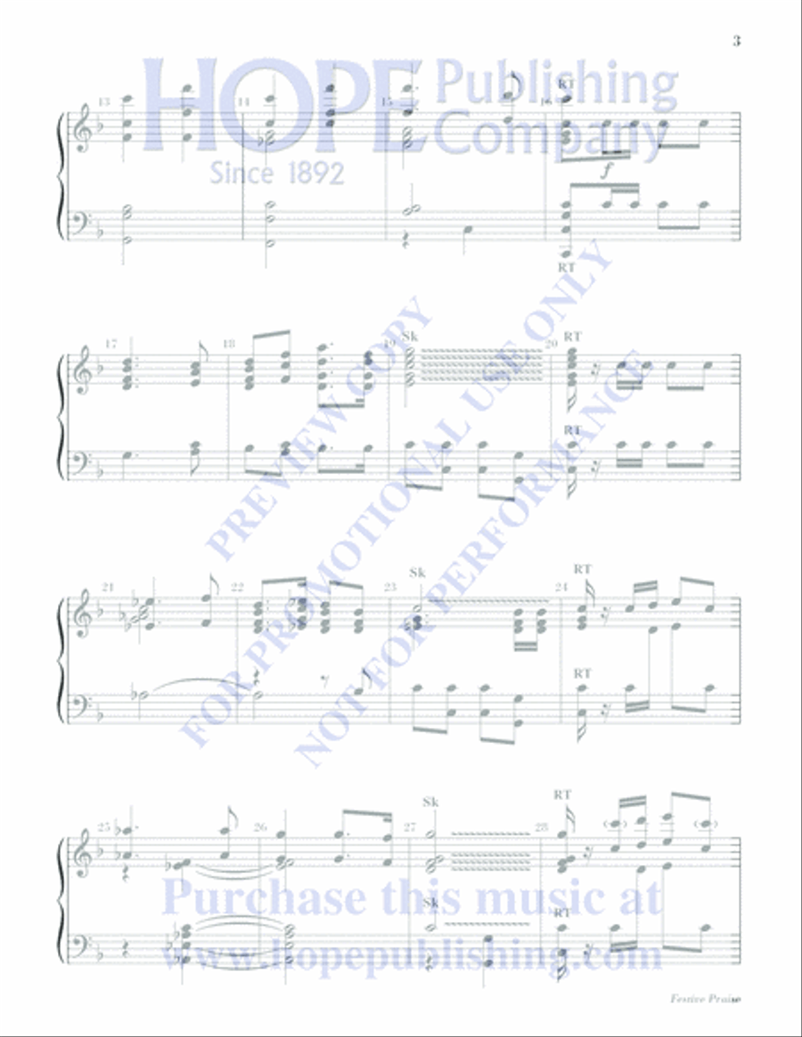 Festive Praise Festive Praise 5-Octaves scores gallery preview page 3