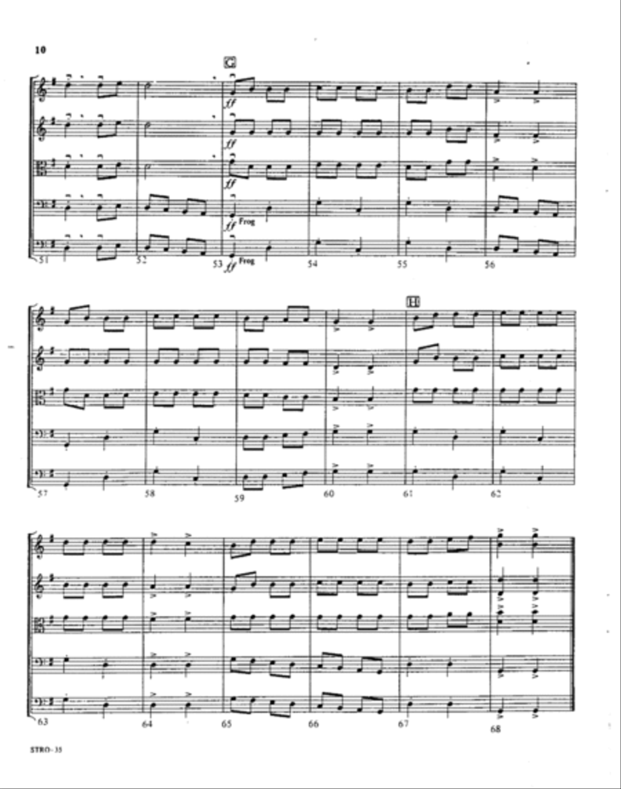 Ukrainian Folk Songs Orchestra scores gallery preview page 9