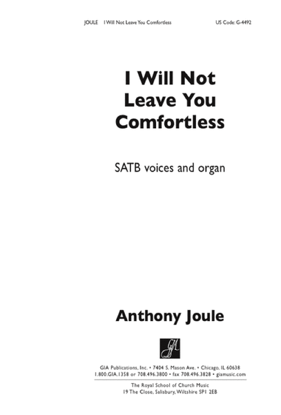 I Will Not Leave You Comfortless image number null