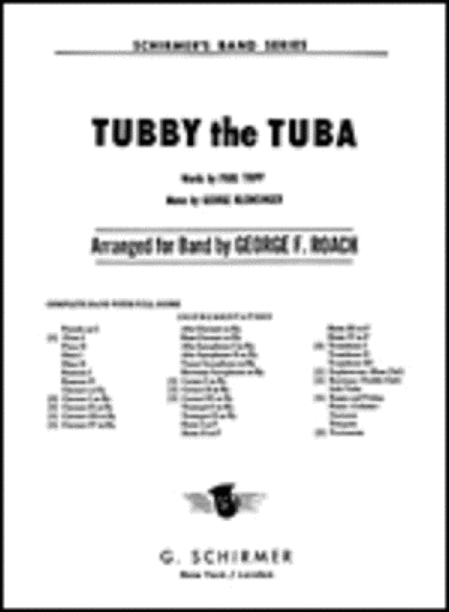 Kleinsinger: Tubby The Tuba Concert Band scores gallery preview page 1
