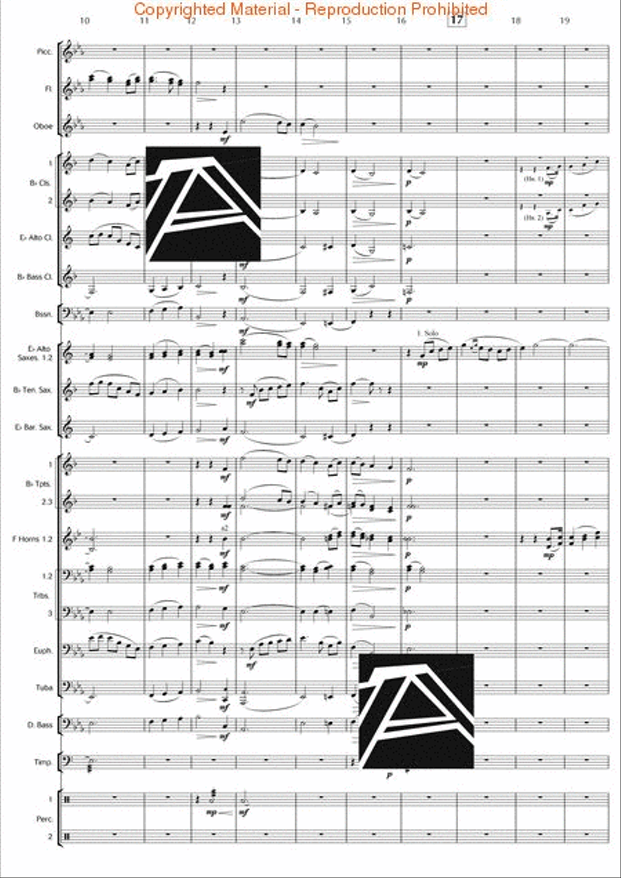 Surround Sound Surround Sound Concert Band scores gallery preview page 3