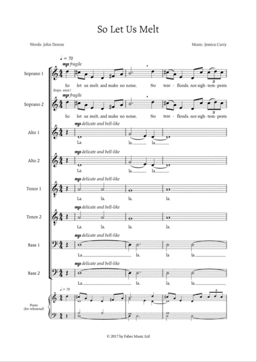 The Light We Cast 4-Part scores gallery preview page 4