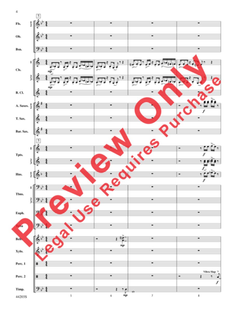 Loco Motion Concert Band scores gallery preview page 14