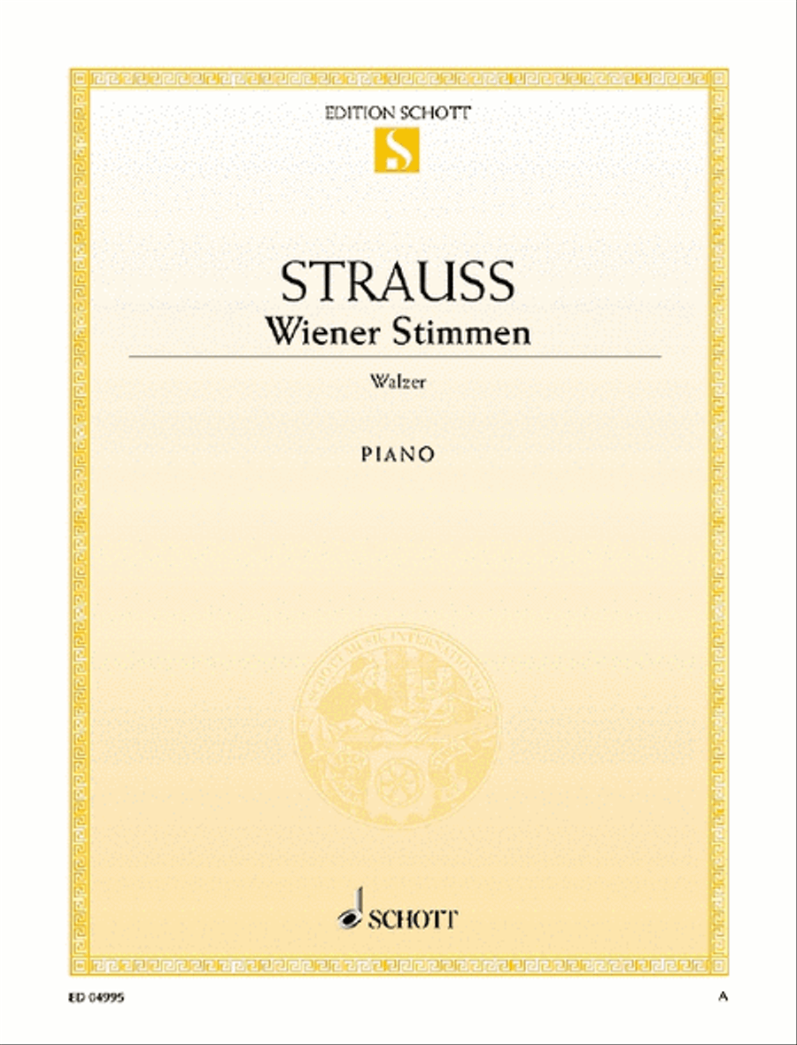 Wiener Stimmen Wiener Stimmen Piano Solo scores gallery preview page 1