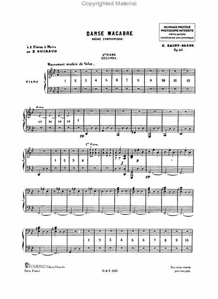 Danse Macabre, Op. 40 (Poème symphonique)