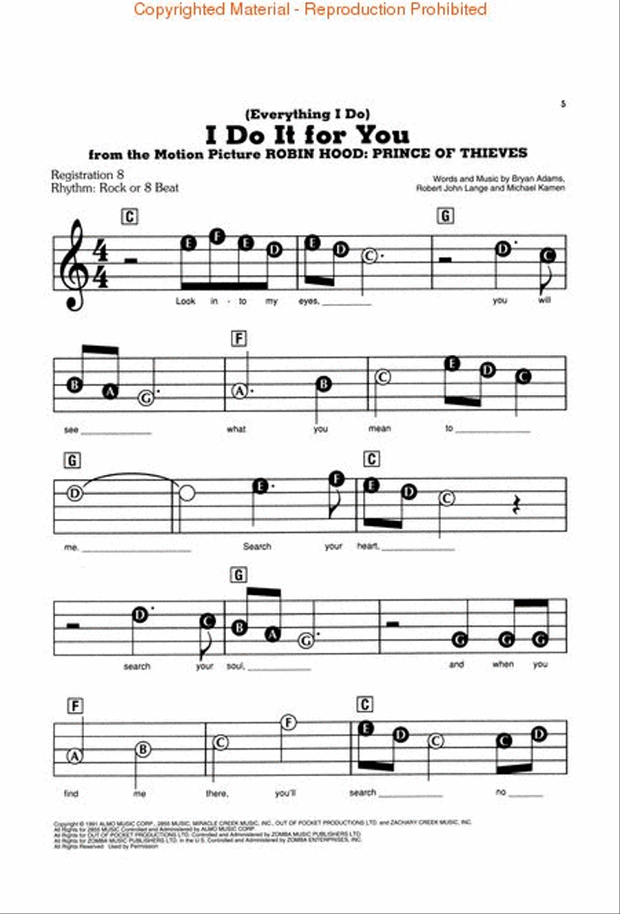 Beautiful Love Songs Voice scores gallery preview page 3
