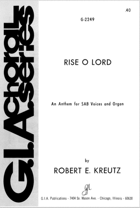Book cover for Rise, O Lord
