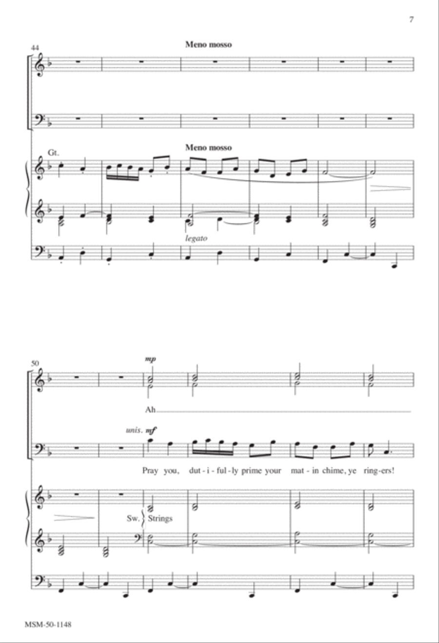 Ding Dong! Merrily on High 4-Part scores gallery preview page 6
