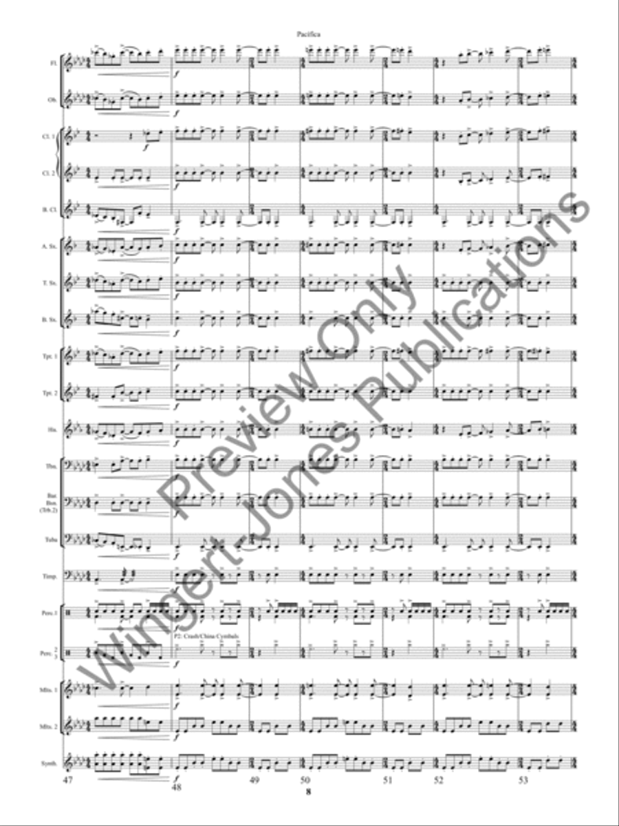 Pacifica Concert Band scores gallery preview page 11