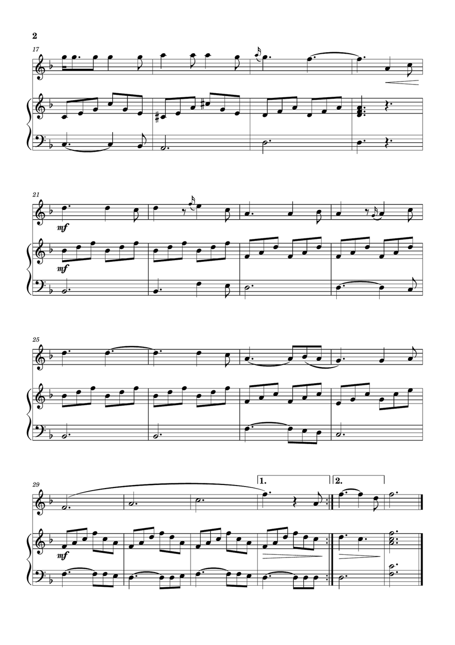 Hallelujah Piano scores gallery preview page 2