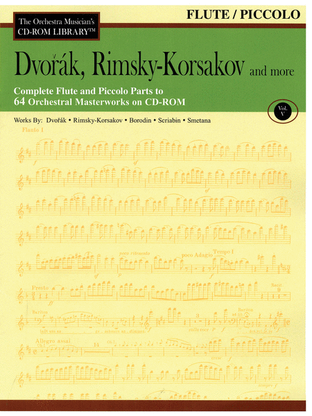 Dvorak, Rimsky-Korsakov and More - Volume V (Flute)