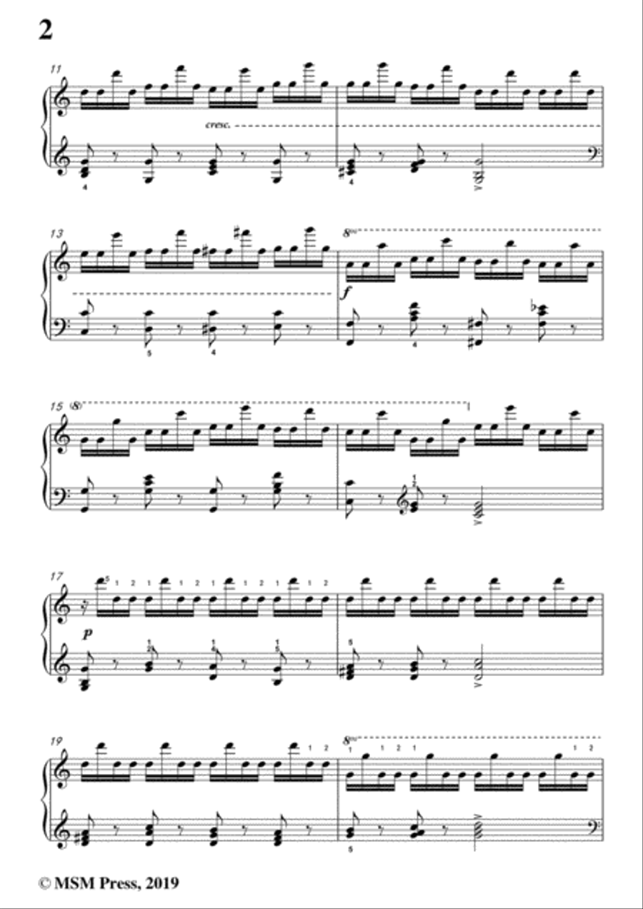 Czerny-The Art of Finger Dexterity,Op.740 No.7,for Piano Piano Solo scores gallery preview page 4