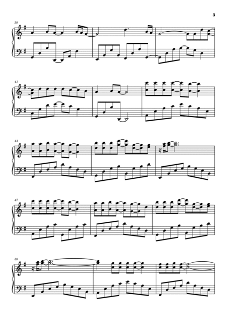 Shallow Piano Solo scores gallery preview page 3