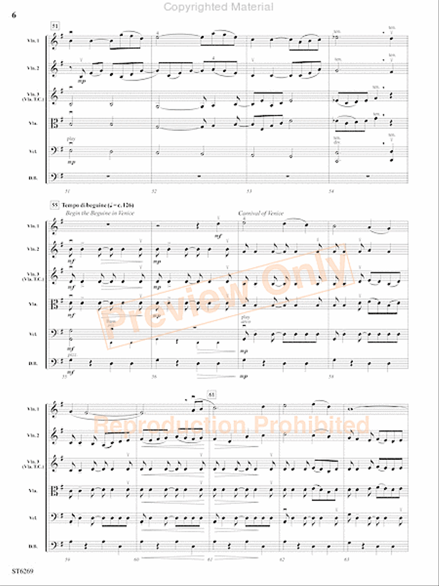 A Venetian Serenade String Orchestra scores gallery preview page 7