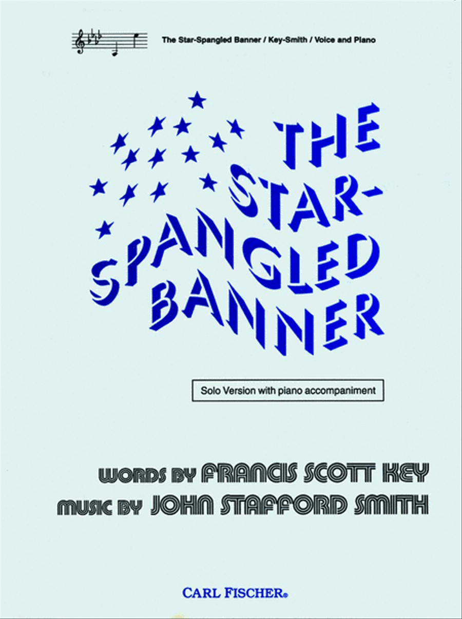 Star Spangled Banner Soprano Voice scores gallery preview page 1