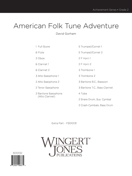 American Folk Tune Adventure - Full Score image number null