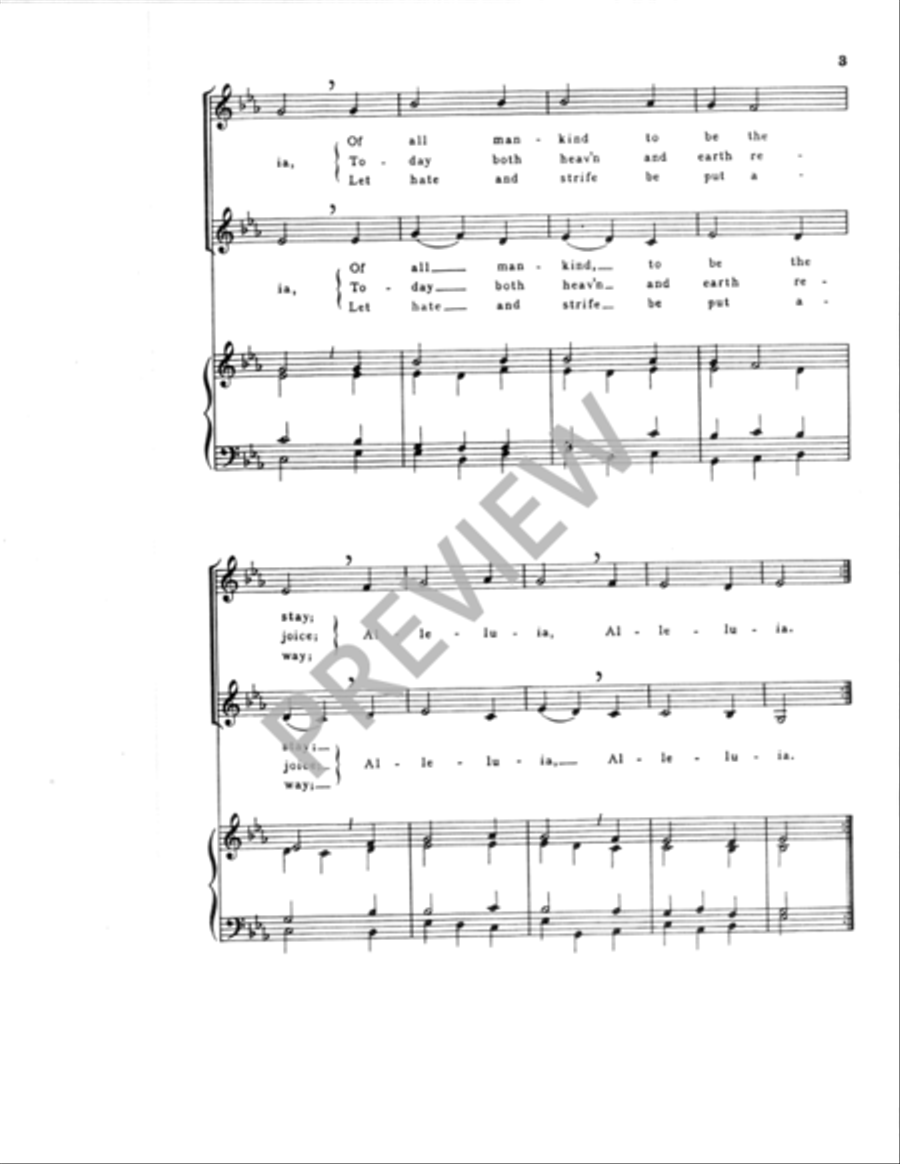 Blessed Christ Is Risen Today 2-Part scores gallery preview page 4