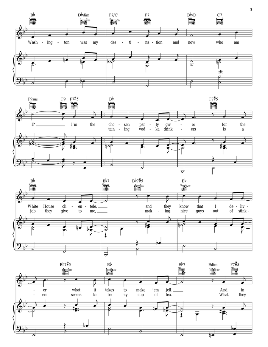 The Hostess With The Mostes' On The Ball Guitar scores gallery preview page 3