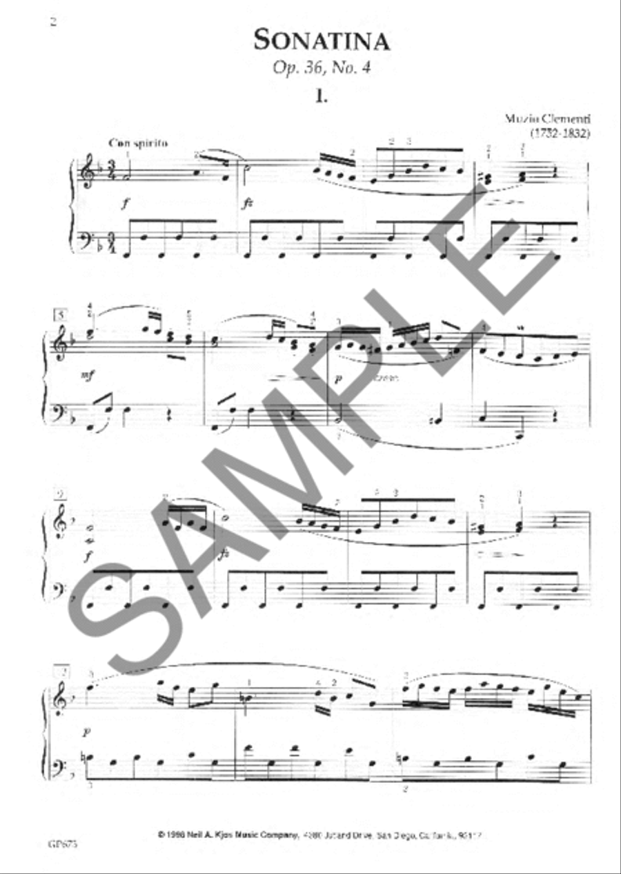 Selected Sonatinas, Book 3 Piano Solo scores gallery preview page 2