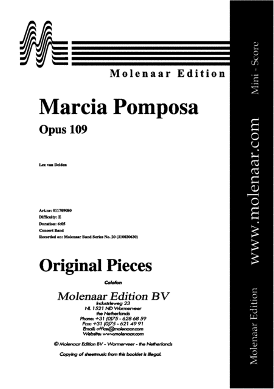 Marcia Pomposa Marcia Pomposa Concert Band scores gallery preview page 2