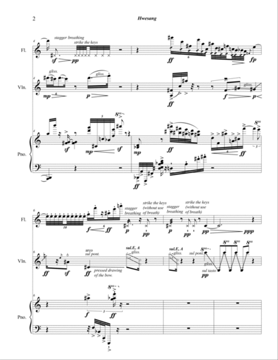 Hwesang Small Ensemble scores gallery preview page 4