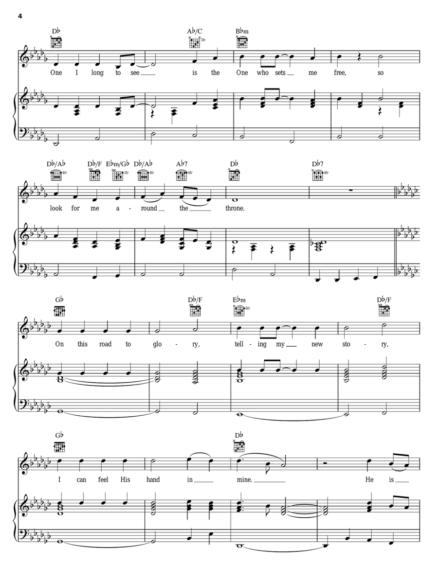 Look For Me (Around The Throne) Acoustic Guitar scores gallery preview page 4