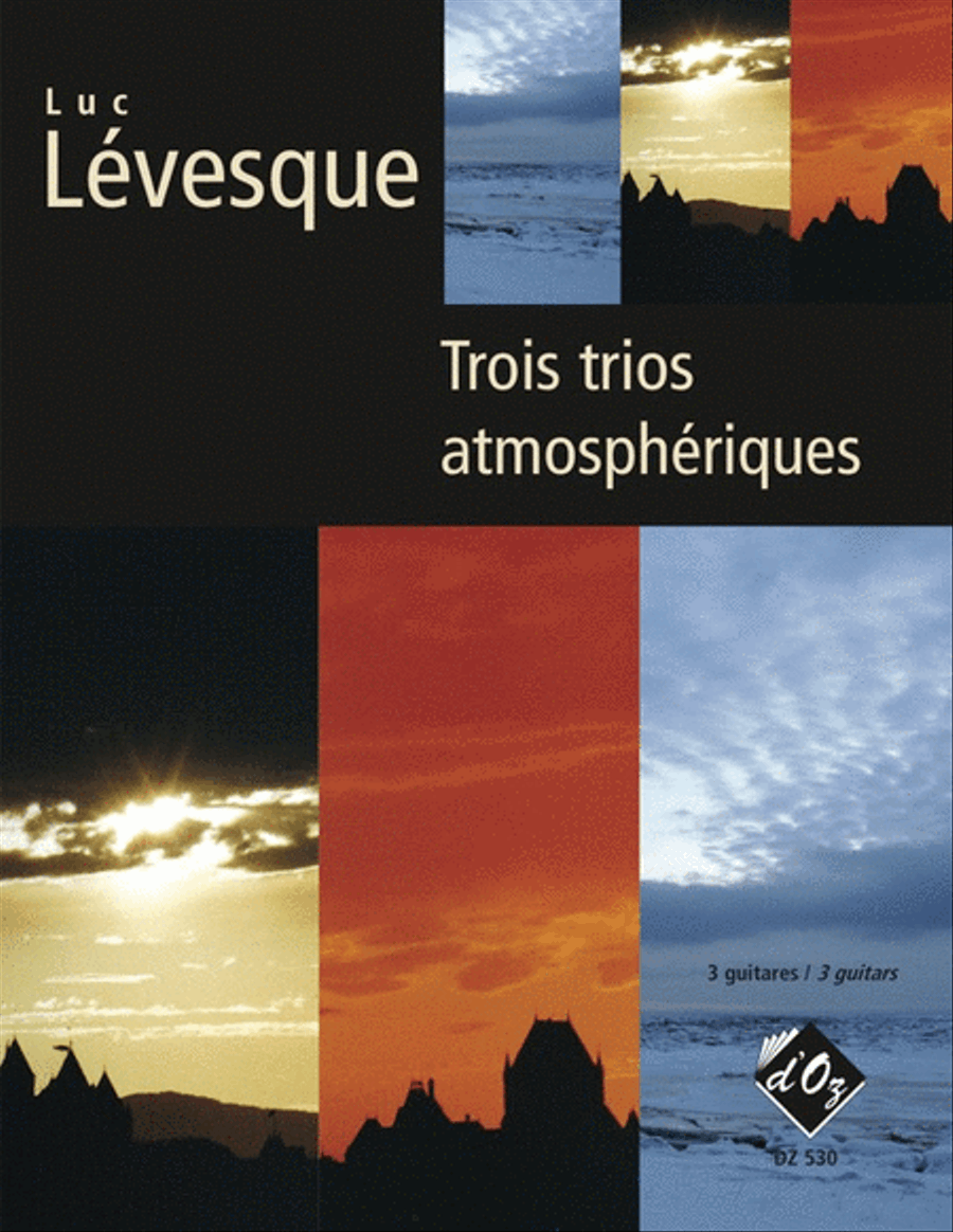 Trois trios atmosphériques Guitar Ensemble scores gallery preview page 1