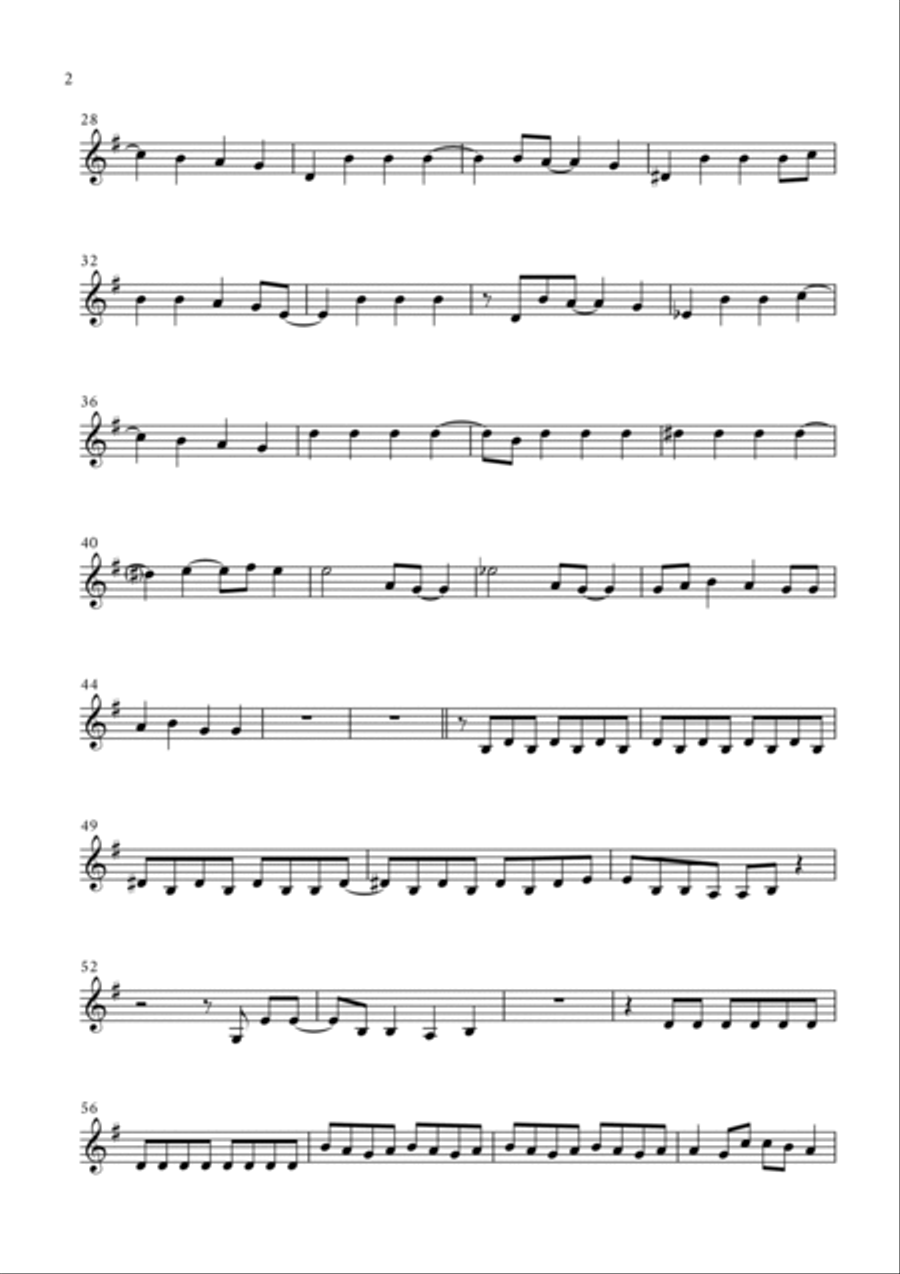 Vampire B-Flat Clarinet scores gallery preview page 2