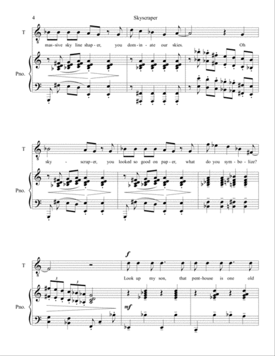 Skyscraper Tenor Voice scores gallery preview page 4