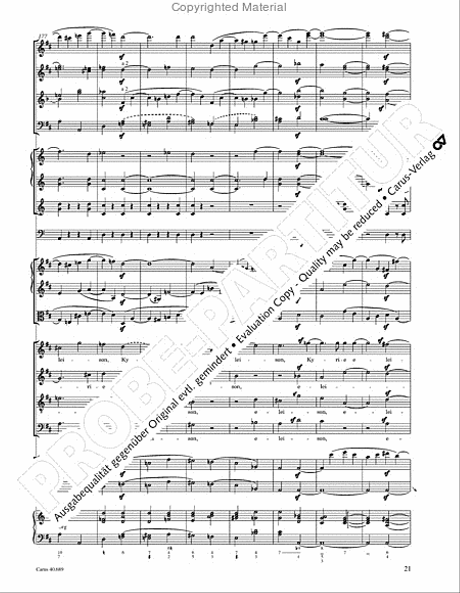 Missa solemnis Missa solemnis 4-Part scores gallery preview page 37