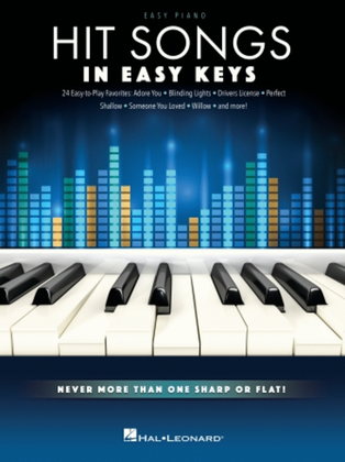 Book cover for Hit Songs – In Easy Keys