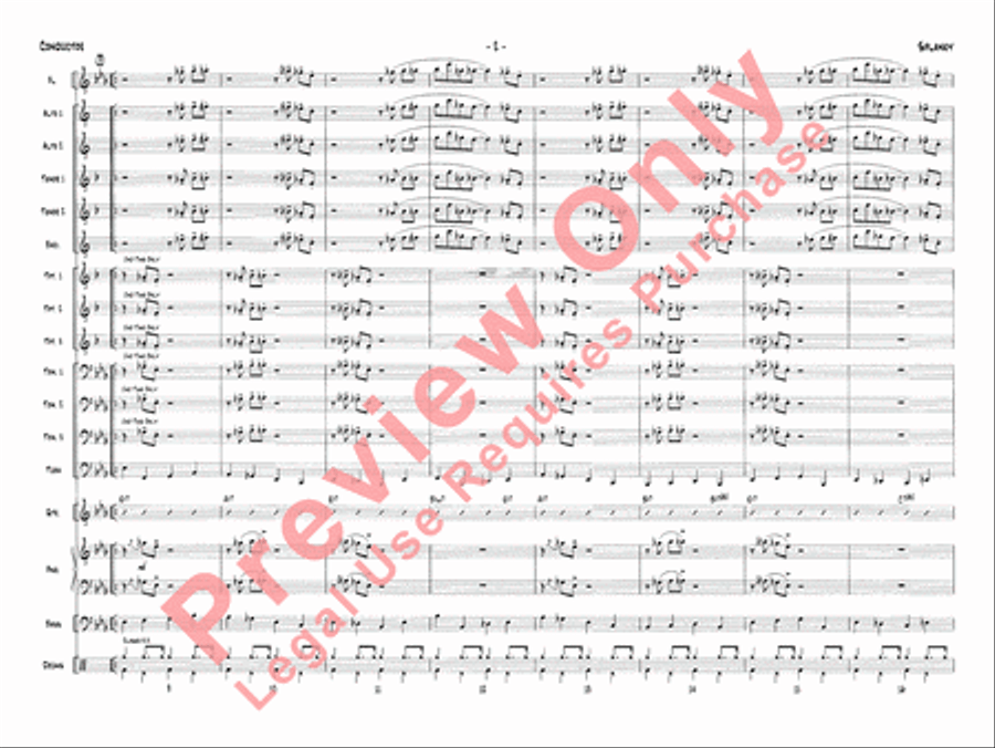 Splanky Jazz Ensemble scores gallery preview page 5