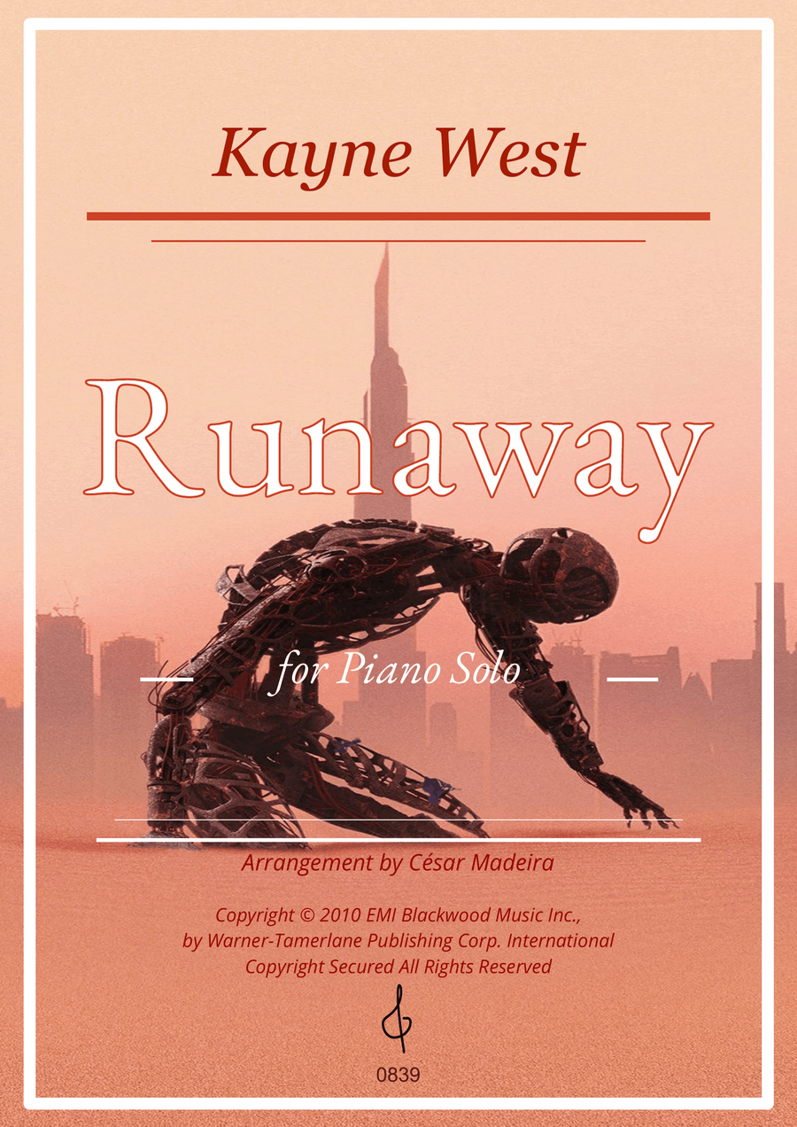 Runaway Piano Solo scores gallery preview page 1