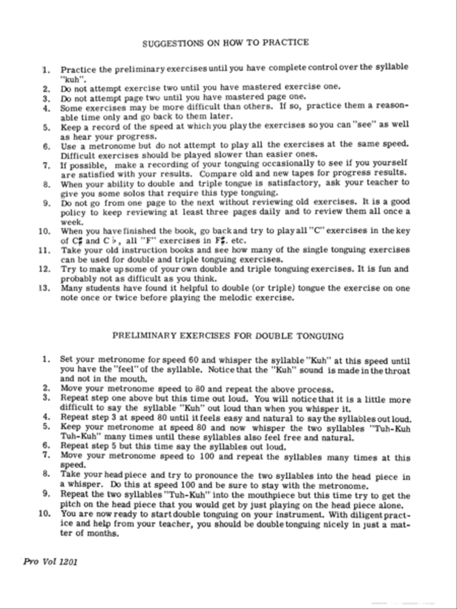 243 Double and Triple Tonguing Exercises Flute scores gallery preview page 3