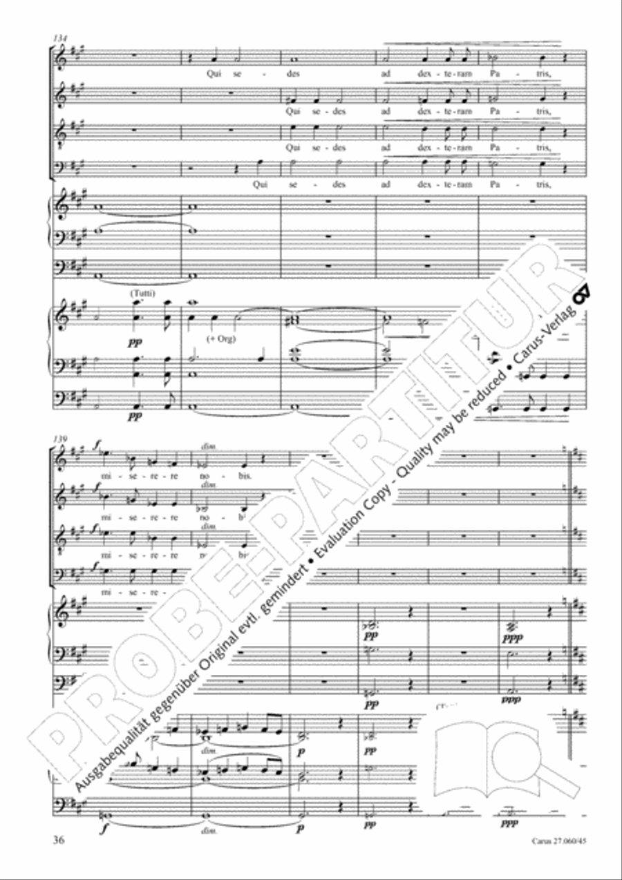 Messe a quatre voix 4-Part scores gallery preview page 37