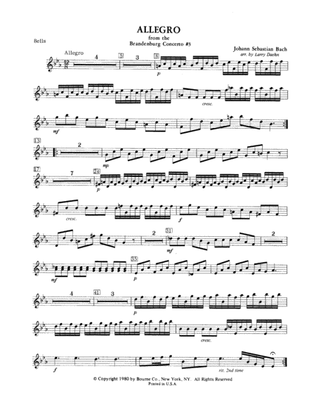 Allegro from Brandenburg Concerto No. 3 - Bells