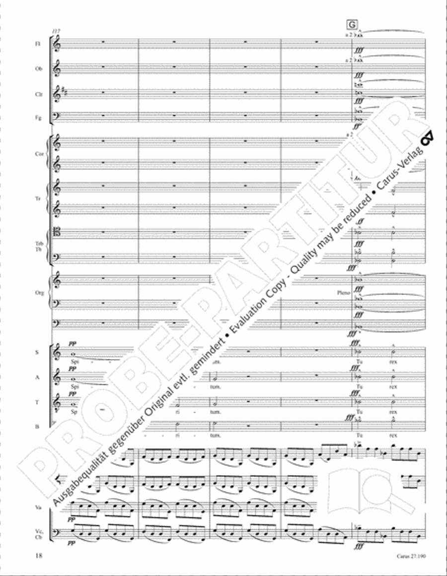 Te Deum 4-Part scores gallery preview page 25