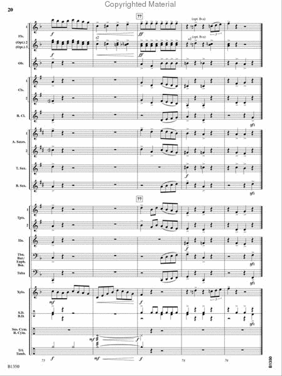 Flutopia Concert Band scores gallery preview page 19