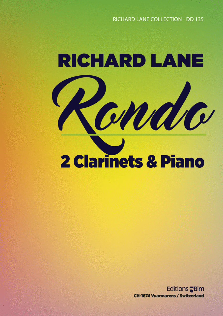 Rondo Clarinet Duet scores gallery preview page 1