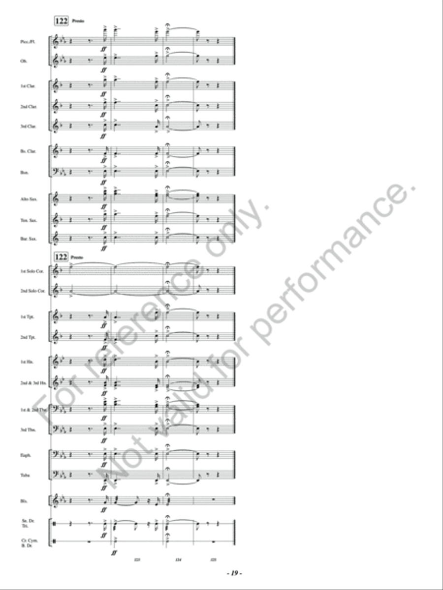 Side Partners Concert Band scores gallery preview page 20