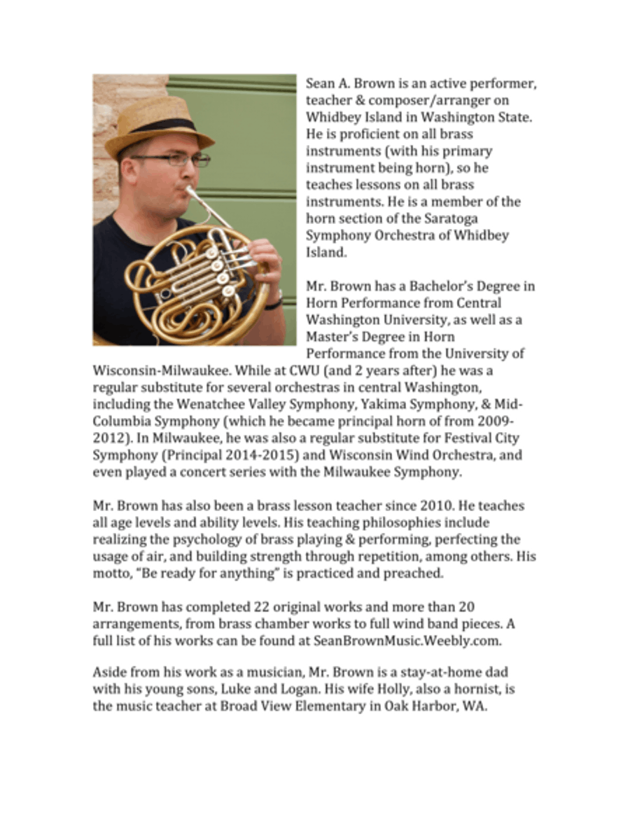 Os Justi by Anton Bruckner, Arr. for 8 Horns Brass Ensemble scores gallery preview page 6