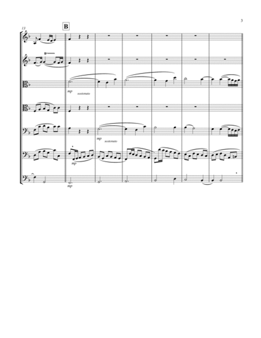 Recordare (from "Requiem") (F) (String Septet - 2 Violins, 2 Violas, 3 Cellos)