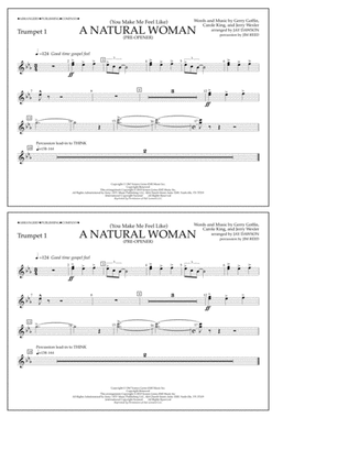 (You Make Me Feel Like) A Natural Woman (Pre-Opener) (arr. Jay Dawson) - Trumpet 1