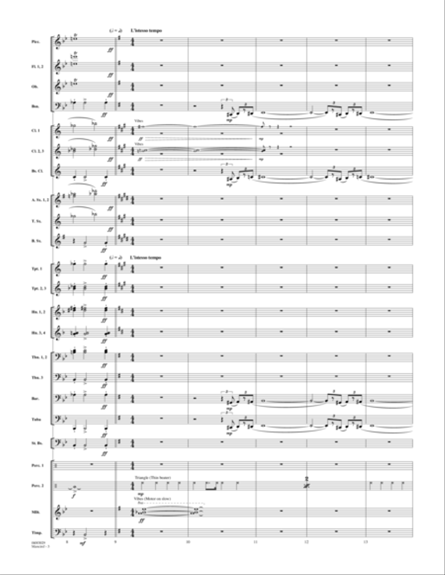 Mancini! - Full Score Mancini! - Full Score Concert Band scores gallery preview page 3