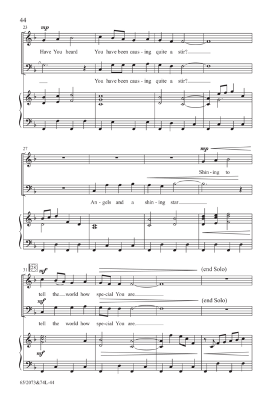 Go Sing It on the Mountain - SATB Score with Performance CD 4-Part scores gallery preview page 19