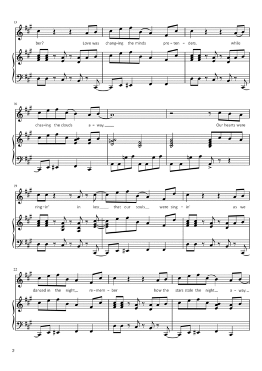 September Voice scores gallery preview page 2