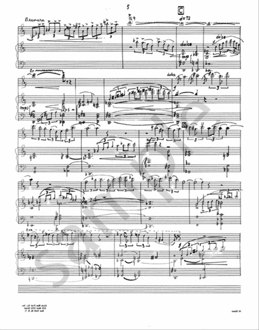 Concerto For Violin And Orchestra Violin Solo scores gallery preview page 6